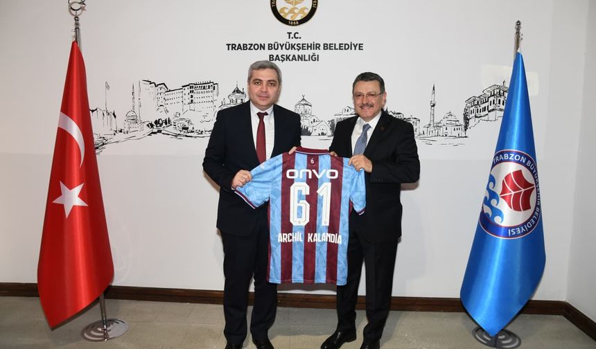 "BAŞKAN GENÇ, GÜRCİSTAN'IN ANKARA BÜYÜKELÇİSİNİ AĞIRLADI"