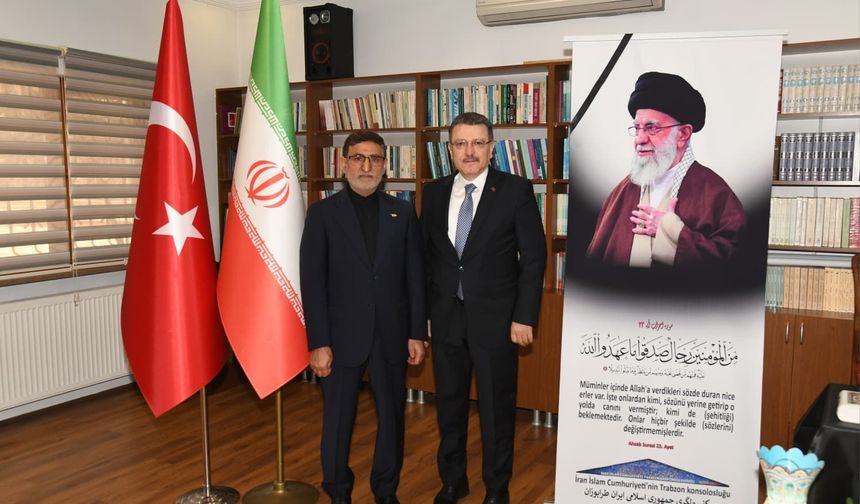 "BAŞKAN GENÇ’TEN İRAN BAŞKONSOLOSLUĞU'NA TAZİYE ZİYARETİ"