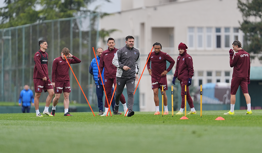 "TRABZONSPOR, SAMSUNSPOR MAÇI HAZIRLIKLARINA BAŞLADI"