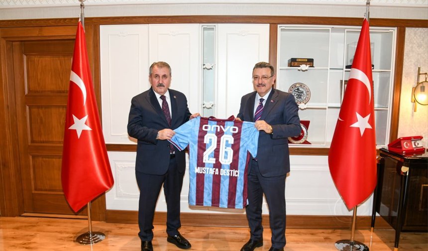 "BBP GENEL BAŞKANI DESTİCİ’DEN BAŞKAN GENÇ’E ZİYARET"