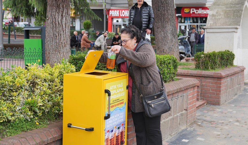 "ORTAHİSAR BELEDİYESİ, ATIK YAĞ TOPLAMA KUMBARALARINI HİZMETE SUNDU"