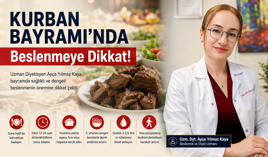 KURBAN BAYRAMI’NDA BESLENMEYE DİKKAT