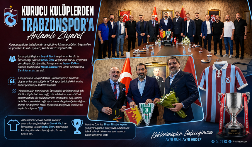 KURUCU KULÜPLERDEN TRABZONSPOR’A ANLAMLI ZİYARET
