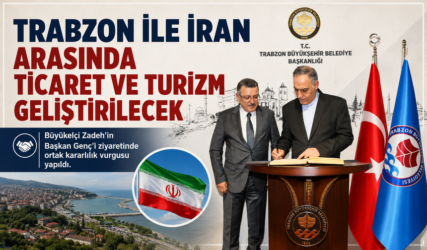 TRABZON İLE İRAN ARASINDA TİCARET VE TURİZM GELİŞTİRİLECEK
