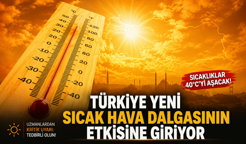 TÜRKİYE YENİ SICAK HAVA DALGASININ ETKİSİNE GİRİYOR