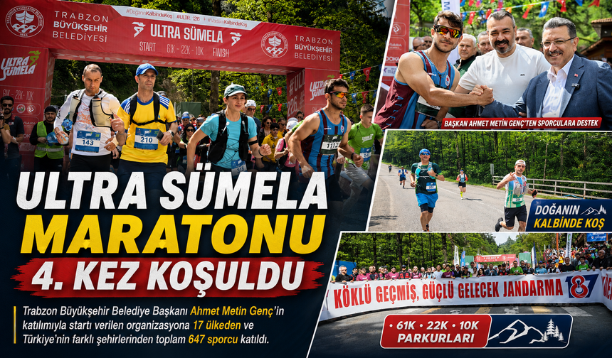 ULTRA SÜMELA MARATONU 4. KEZ KOŞULDU