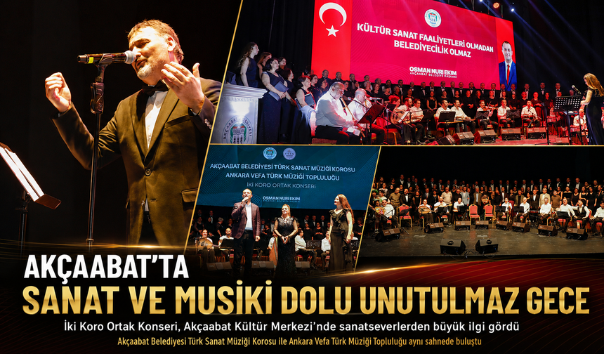 AKÇAABAT’TA SANAT VE MUSİKİ DOLU UNUTULMAZ GECE
