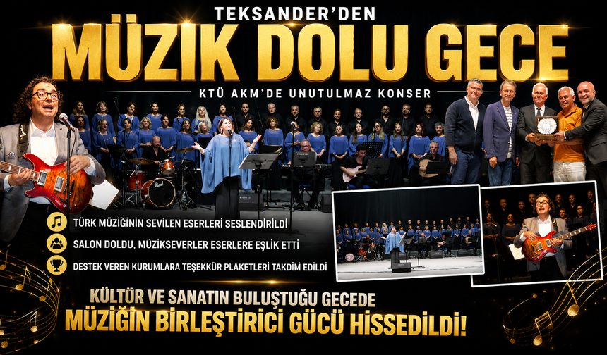 TEKSANDER’DEN MÜZİK DOLU GECE