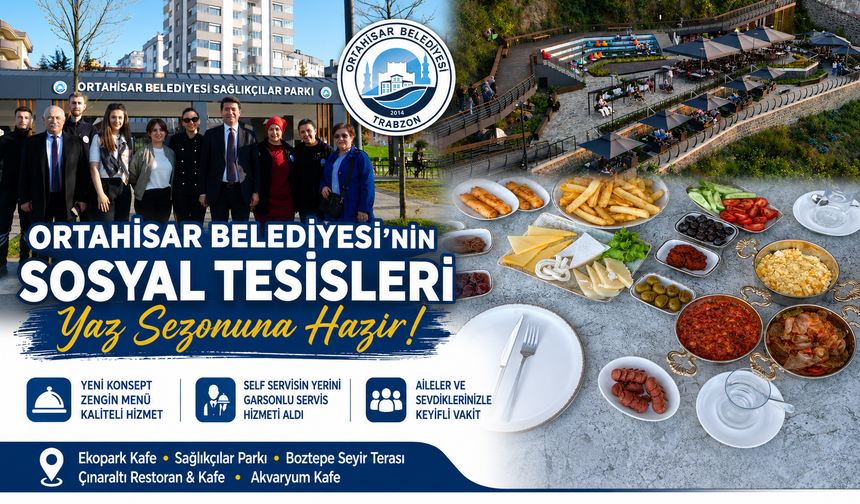 ORTAHİSAR BELEDİYESİ’NİN SOSYAL TESİSLERİ YAZ SEZONUNA HAZIR