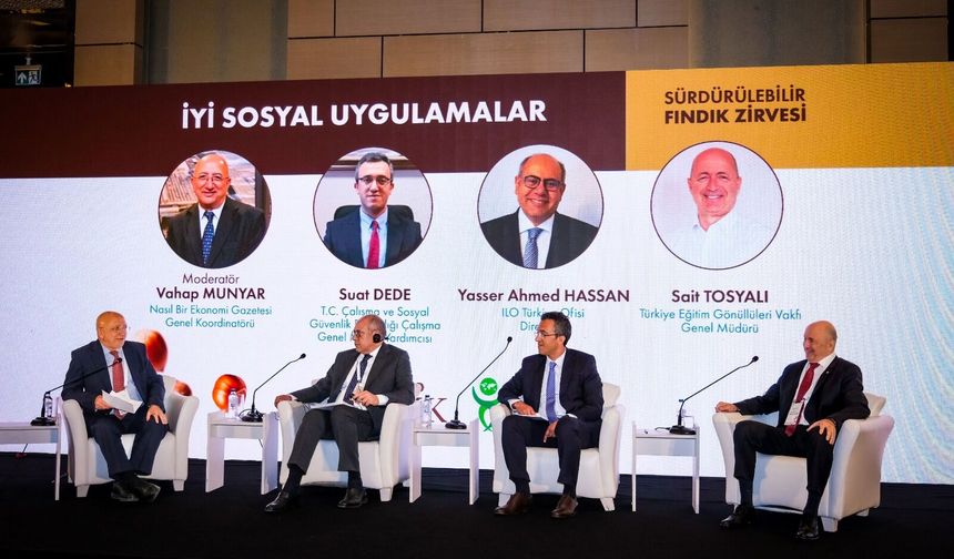 SÜRDÜRÜLEBİLİR FINDIK ZİRVESİ’NDE İYİ TARIM VE İYİ SOSYAL UYGULAMA ÖRNEKLERİ PAYLAŞILDI