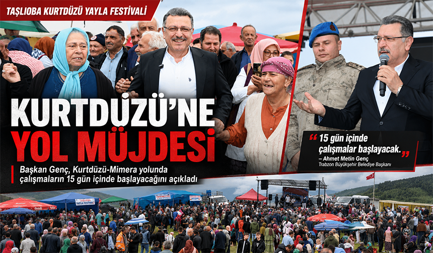 Kurtdüzü’ne Yol Müjdesi