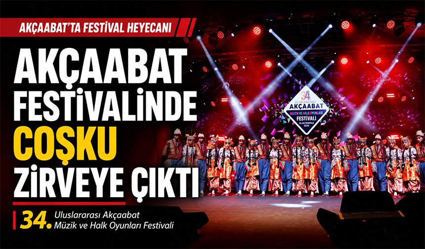 Akçaabat Festivalinde Coşku Zirveye Çıktı