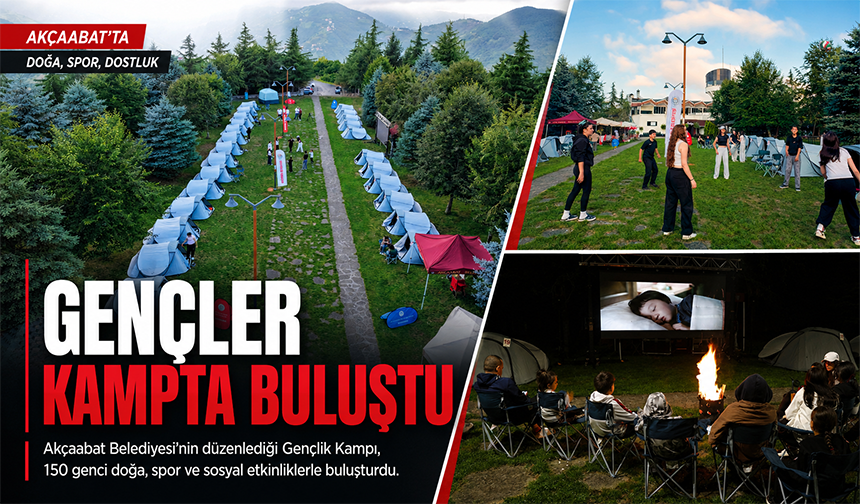 Gençler Kampta Buluştu