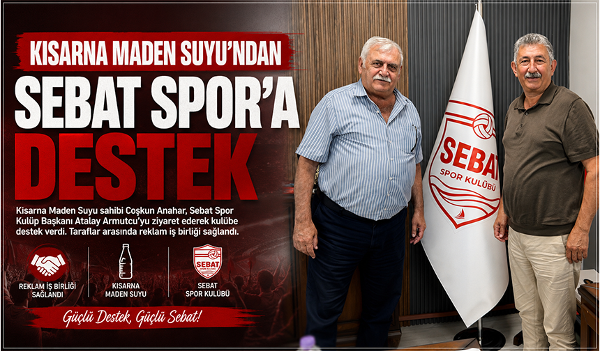 Kisarna Maden Suyu’ndan Sebat Spor’a Destek
