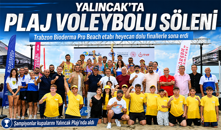 Yalıncak’ta Plaj Voleybolu Şöleni Sona Erdi