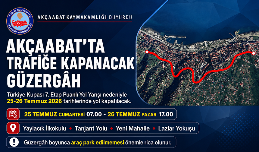 Akçaabat’ta Trafik Uyarısı!