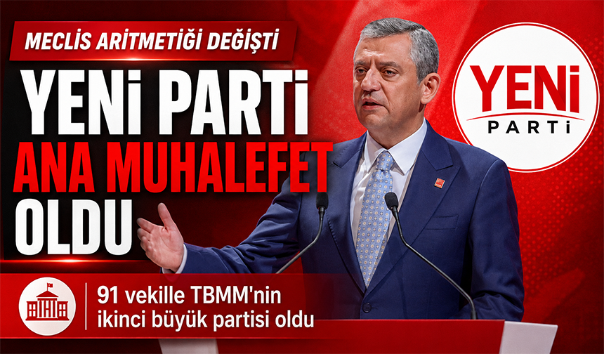 Yeni Parti Ana Muhalefet Oldu