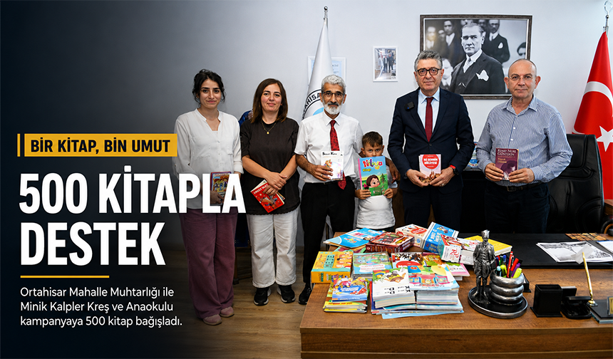 500 Kitapla Bin Umuda Destek
