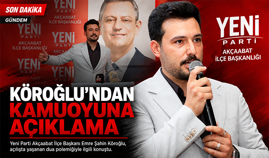 Köroğlu: “İnancımıza Yönelik İftiraları Kabul Etmiyoruz”