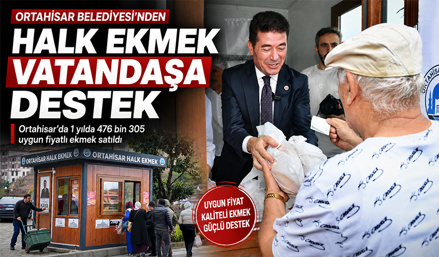 Halk Ekmek Sofralara Destek Oluyor