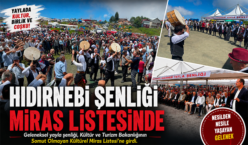 Hıdırnebi Şenliği Kültürel Miras Listesinde