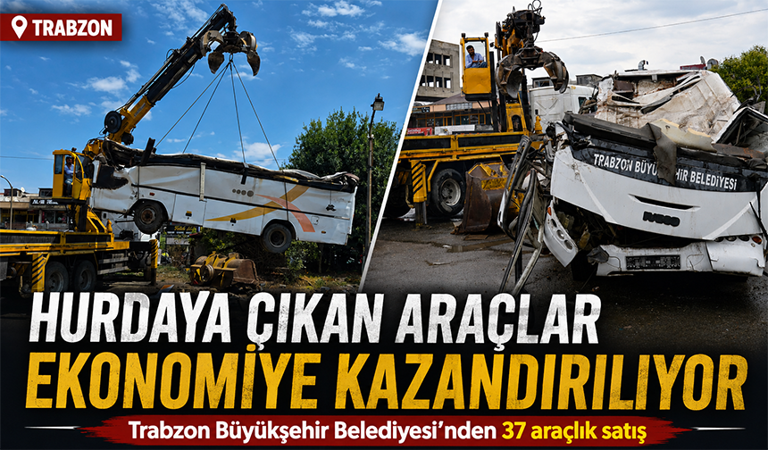 Hurda Araçlar Ekonomiye Kazandırılıyor