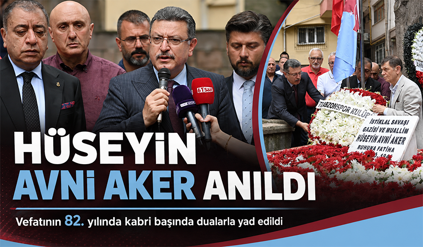 Avni Aker Kabri Başında Anıldı