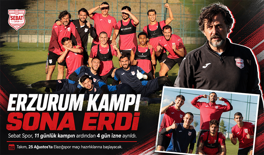 Sebat Spor’un Erzurum Kampı Sona Erdi