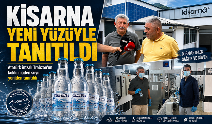 Kisarna Maden Suyu Yeni Yüzüyle Tanıtıldı