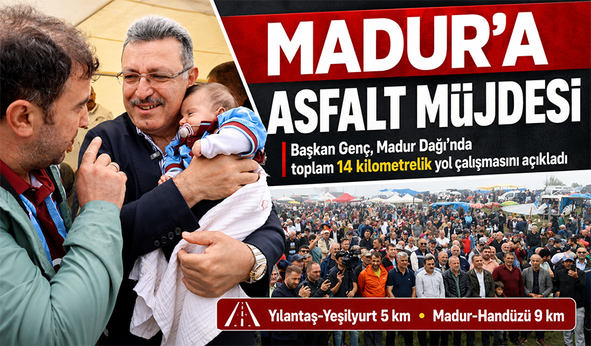 Madur Dağı’na 14 Kilometrelik Asfalt Müjdesi