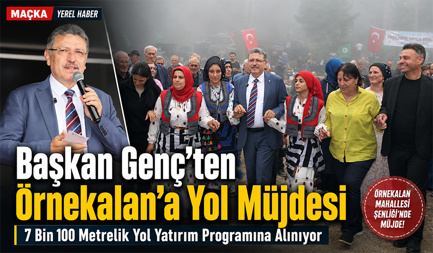 Örnekalan’a 7 Kilometrelik Yol Müjdesi