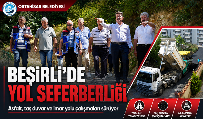 Beşirli’de Yollar Yenileniyor