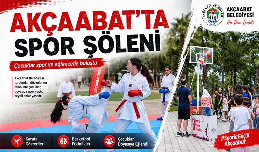 Akçaabat’ta Spor Şöleni