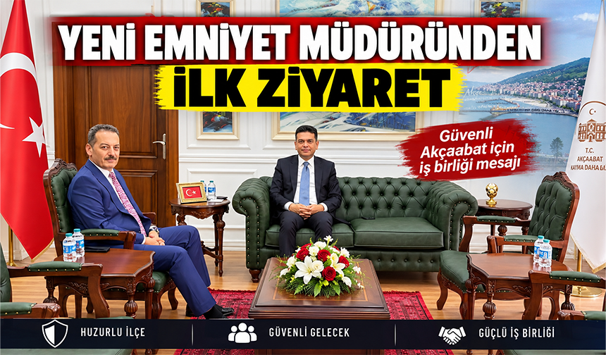 Yeni Emniyet Müdüründen İlk Ziyaret