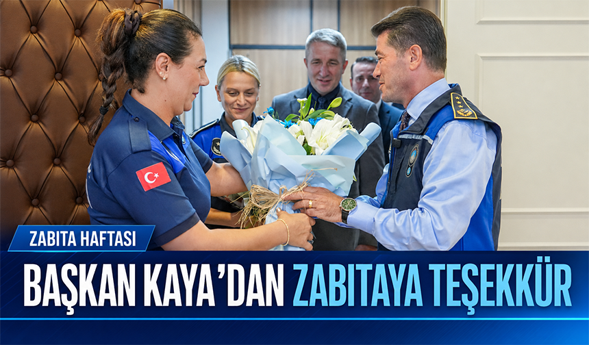 Başkan Kaya, Zabıta Haftası’nı Personeliyle Birlikte Kutladı