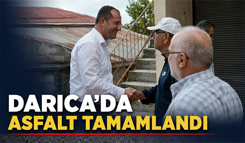 Darıca’da Asfalt Tamamlandı