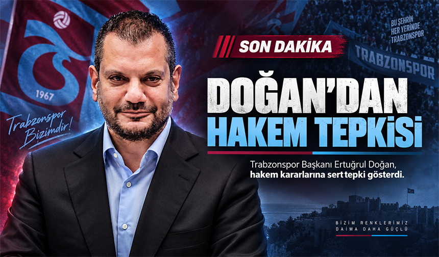 Doğan’dan Hakem Tepkisi