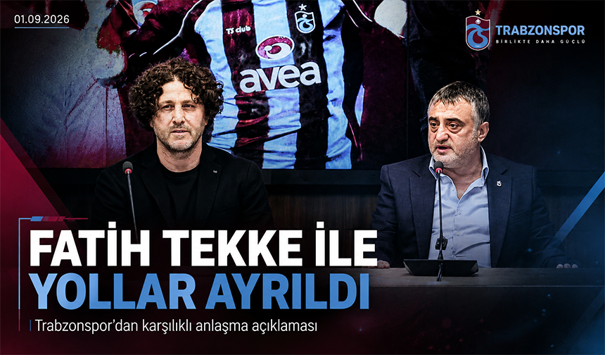 Trabzonspor’da Fatih Tekke Dönemi Sona Erdi