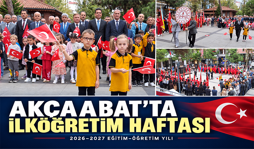 Akçaabat’ta İlköğretim Haftası