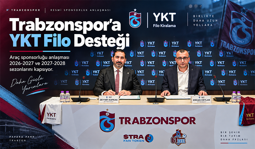 “Trabzonspor’a YKT Filo Desteği”