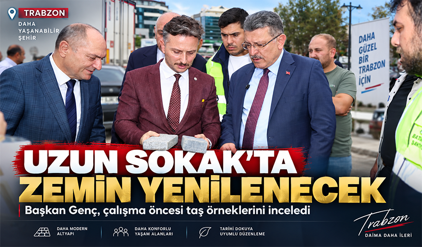 Uzun Sokak’ta Zemin Yenileniyor
