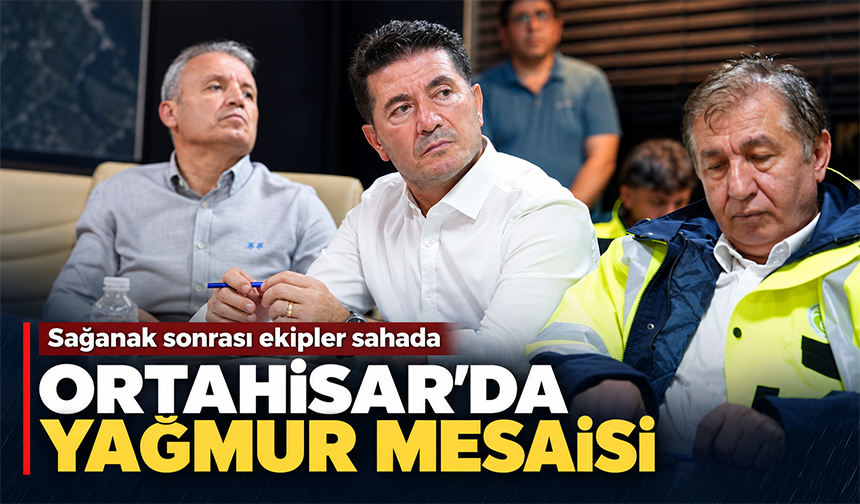 Ortahisar’da Yağmur Mesaisi