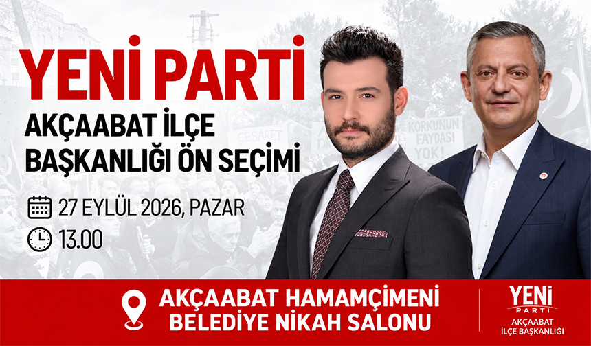 YENİ Parti Akçaabat’ta Sandığa Gidiyor