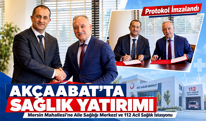 Akçaabat’a Çifte Sağlık Yatırımı