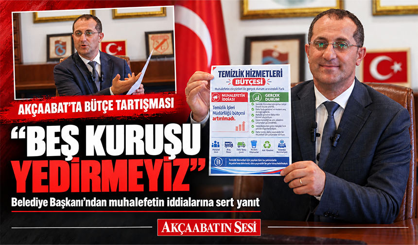 Akçaabat’ta Bütçe Polemiği: “Beş Kuruşu Yedirmeyiz”