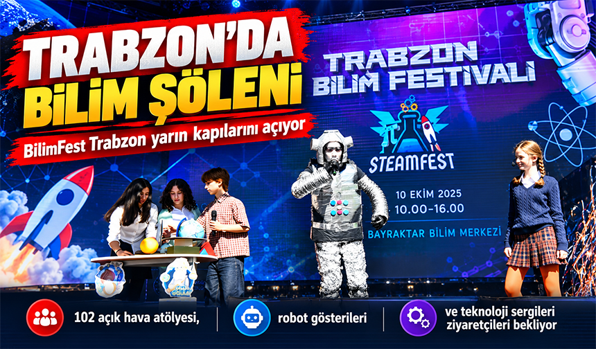 Trabzon’da BilimFest Heyecanı!