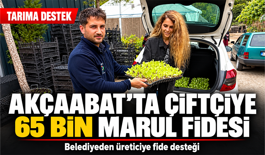 Akçaabat’ta 65 Bin Fide Desteği