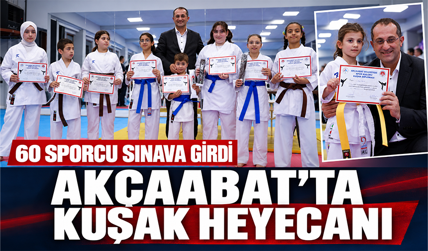 Akçaabat’ta Kuşak Heyecanı