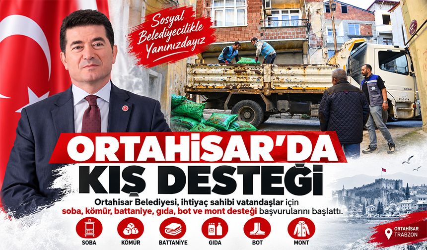 Ortahisar’da Kış Desteği Başladı