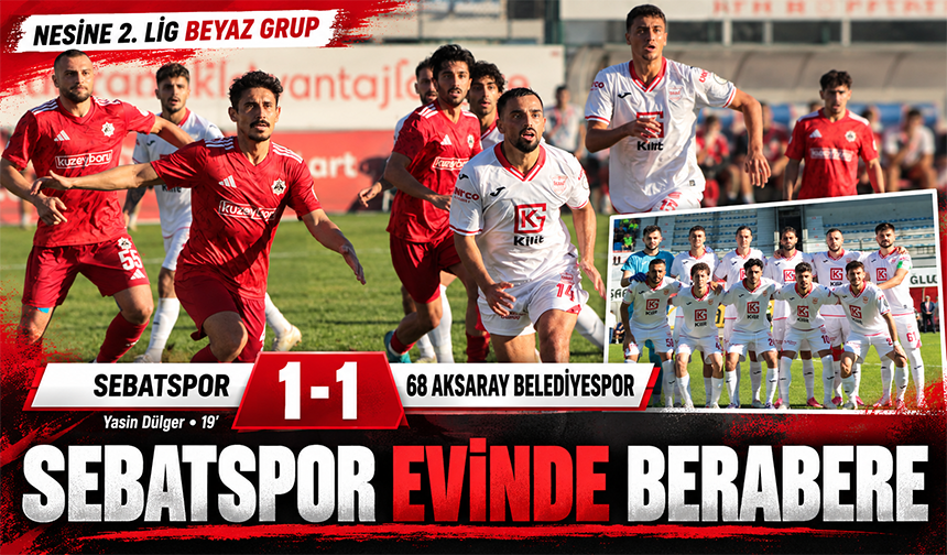 Sebatspor Evinde Berabere